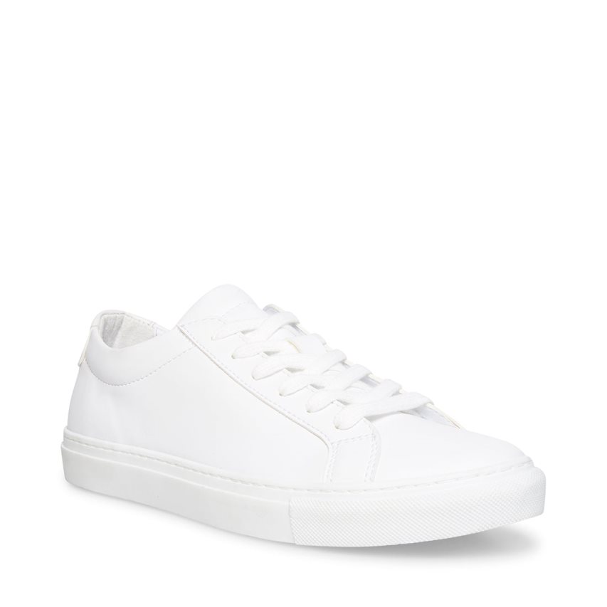 White Steve Madden Bolo Men's Sneakers | PH 3705PCV